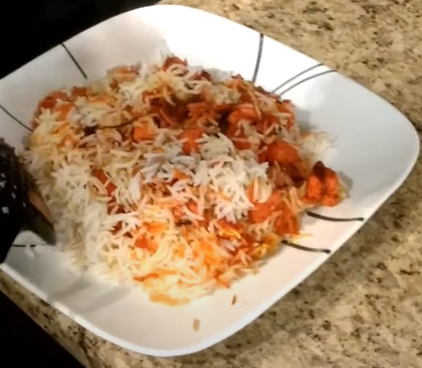 Vegetarian tandoori rice recipe